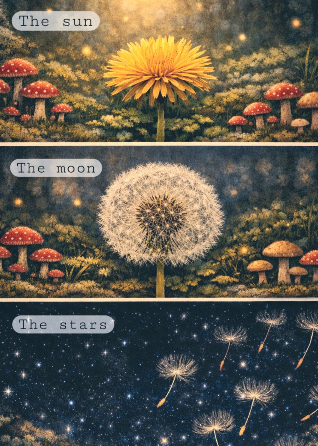 Nature's Magic - As Above So Below Meme | Cottagecore Art Print