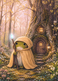 Forest Frog - Elder Tree Cottage | Cottagecore Art Print